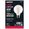 6Pk - Satco 4.5w G25 Globe Filament LED 3000K Medium Base Dimmable - 40w equiv
